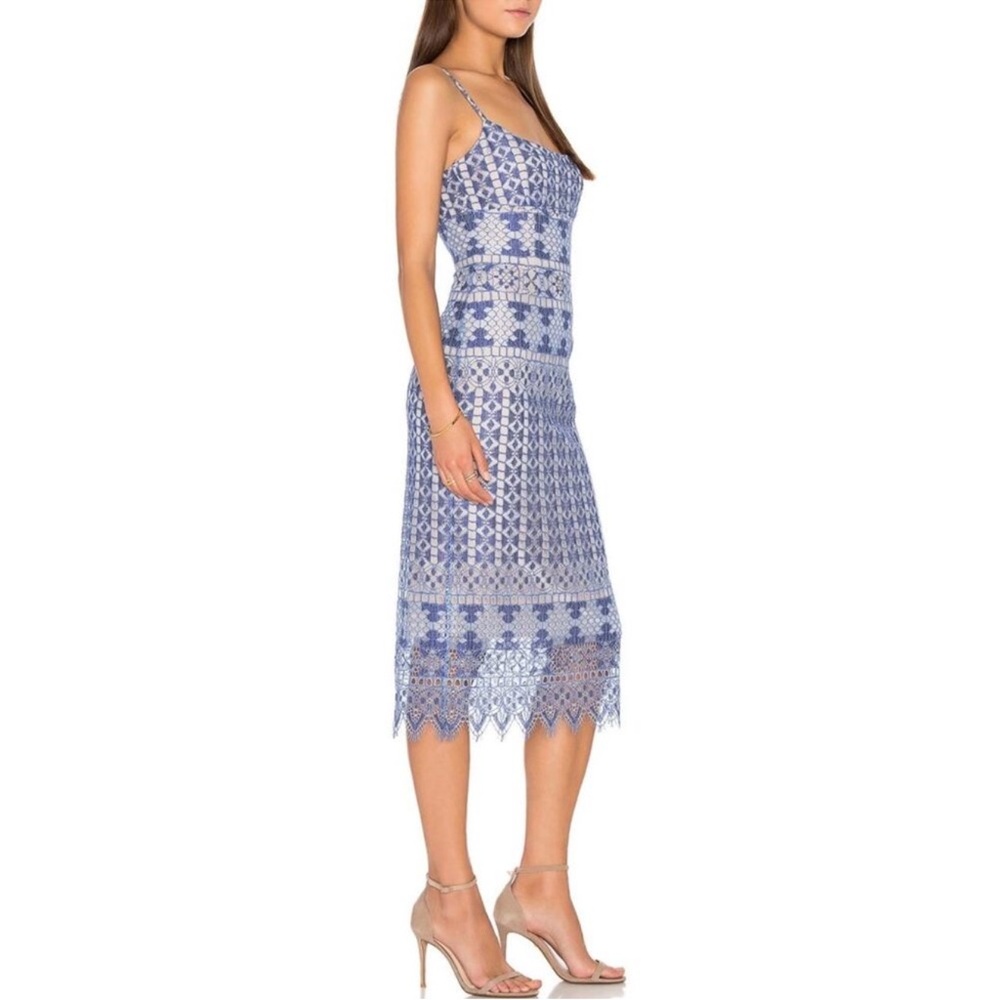 BCBG Alese Lace Midi Dress